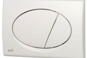 AlcaPLAST M-70 ovládací WC tlačítko -bílé