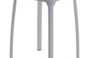 WHITE LINE - PARIDE koupelnová stolička termoplast /ocel, bílá