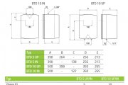 DRAŽICE BTO 10 IN elektrický zásobníkový ohřívač 10l beztlakový, pod odběrné místo