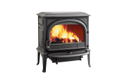 Jotul F 400 ECO SE BP krbová kamna litinová, dvířka bez ozdobných příček, černý lak