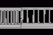 Radiátor KORAD, typ 11VK - výška 300 mm, délka 1600 mm