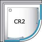 ROLTECHNIK CR2/1000, R550, bílá, transparent