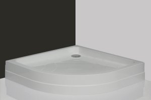 ROTH čvrtkruhová samonosná akrylátová sprchová vanička HAWAII-P 800, 80x80x17cm, R550